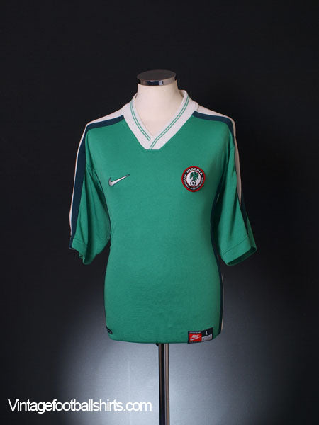 1998-00 Nigeria Home Shirt L Football Shirt