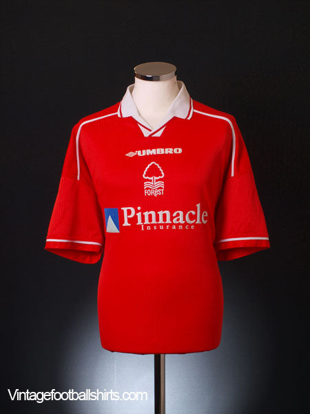 1998-00 Nottingham Forest Home Shirt M Football Shirt