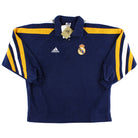 1998-00 Real Madrid adidas 1/4 Zip Fleece Top *w/tags* XL Football Shirt