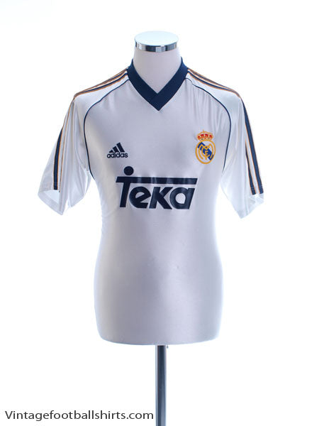 1998-00 Real Madrid Basic Home Shirt M Football Shirt