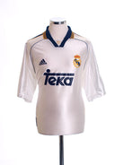 1998-00 Real Madrid Home Shirt *Mint* M Football Shirt