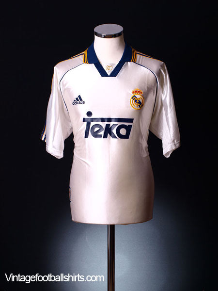 1998-00 Real Madrid Home Shirt XL Football Shirt