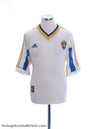 1998-00 Sweden Away Shirt M Football Shirt