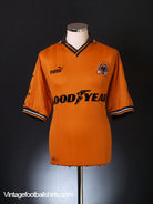 1998-00 Wolves Home Shirt S Football Shirt