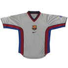 1998-01 Barcelona Nike Player Issue Away Shirt S Football Shirt