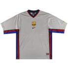 1998-01 Barcelona Nike Basic Away Shirt #00 XL Football Shirt