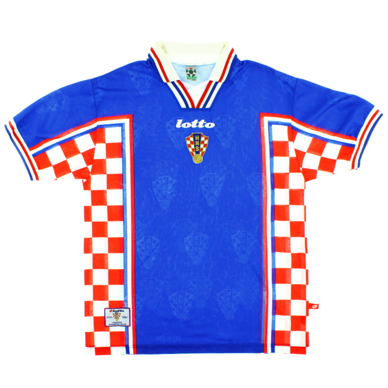 1998-01 Croatia Away Shirt L Football Shirt