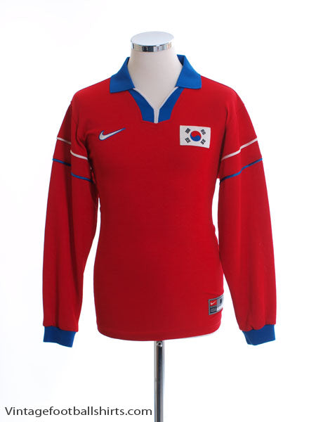 1998-01 South Korea Home Shirt L/S M Football Shirt