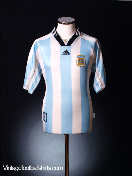 1998-99 Argentina Home Shirt S Football Shirt