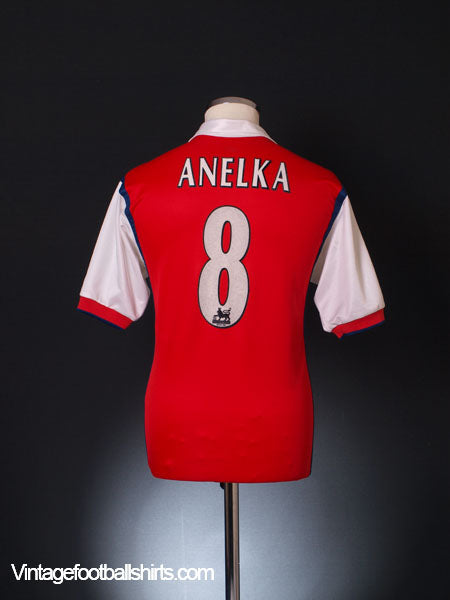 1998-99 Arsenal Home Shirt Anelka #8 S Football Shirt