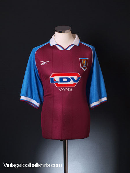 1998-99 Aston Villa Home Shirt L Football Shirt