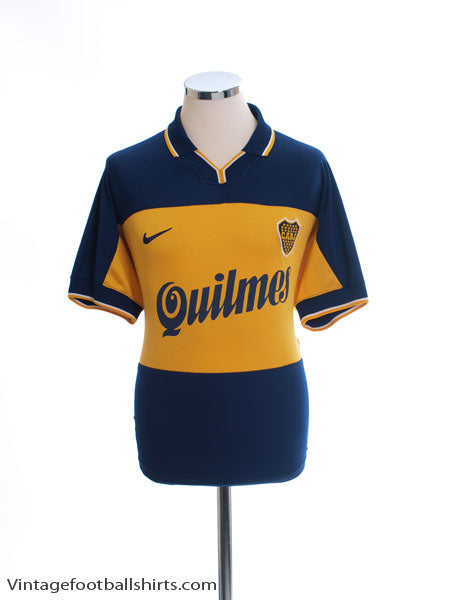 1998-99 Boca Juniors Home Shirt M | Vintage Football Shirts