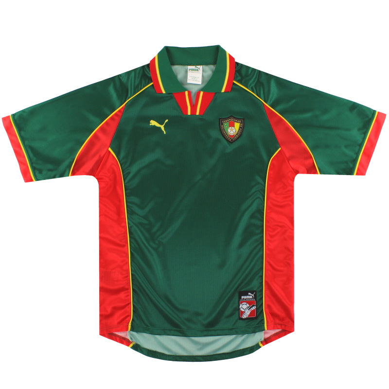 1998-99 Cameroon Puma Prototype Home Shirt L Football Shirt