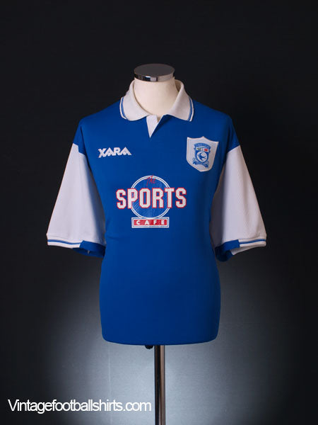1998-99 Cardiff Home Shirt XL | Vintage Football Shirts