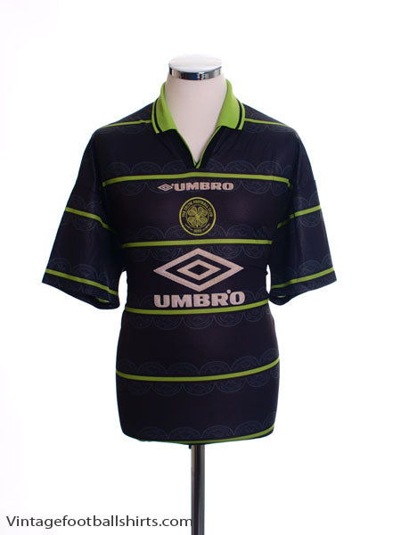 1998-99 Celtic Away Shirt L Football Shirt