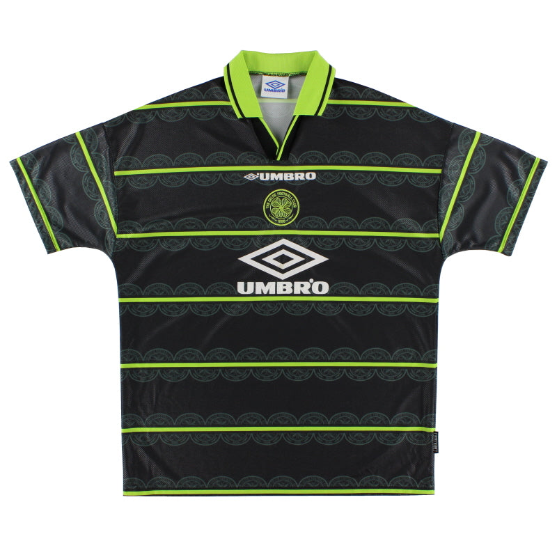 1998-99 Celtic Umbro Away Shirt *Mint* XL Football Shirt