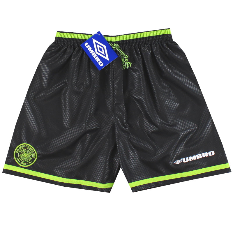 1998-99 Celtic Umbro Away Shorts *w/tags* S 737905 | Vintage