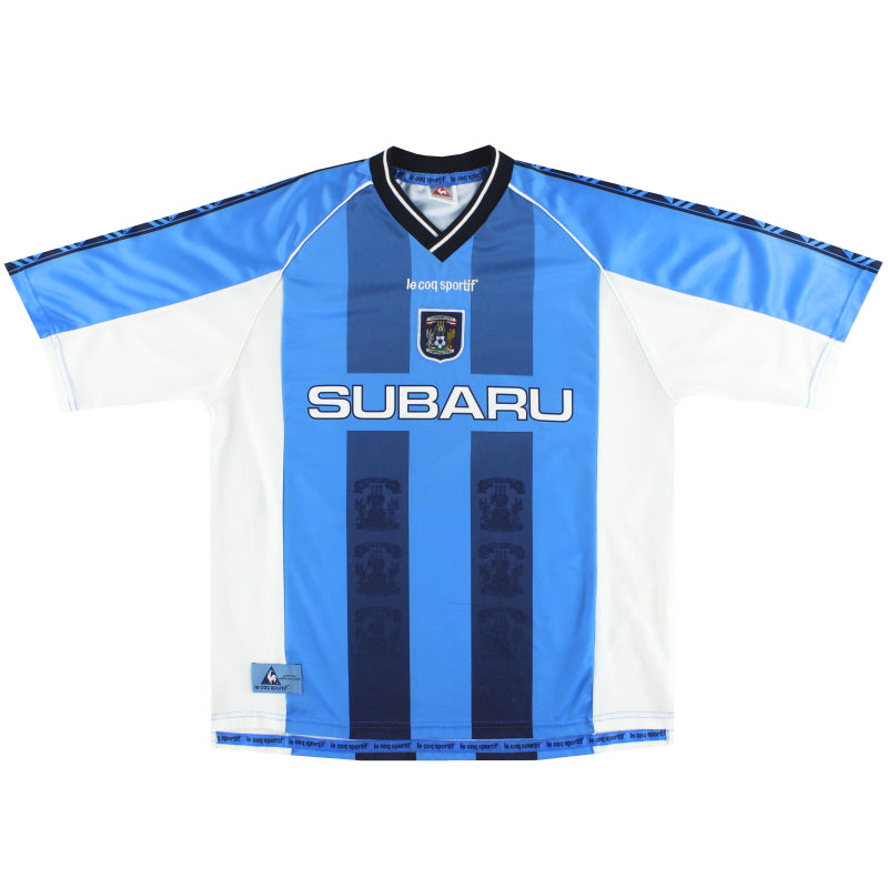1998-99 Coventry Le Coq Sportif Home Shirt XL Football Shirt