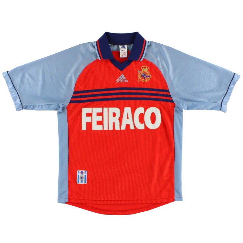 1998-99 Deportivo adidas Away Shirt XL Football Shirt