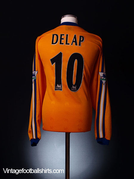 1998-99 Derby County Match Worn Away Shirt Delap #10 XL Football Shirt