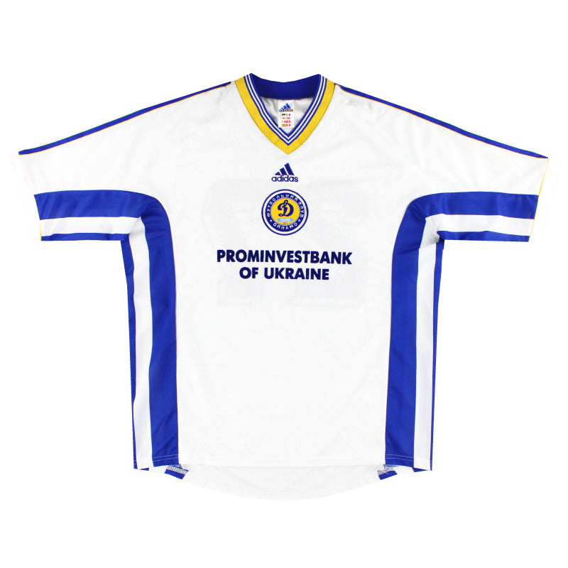1998-99 Dynamo Kiev adidas Home Shirt #27 XL | Vintage Football Shirts