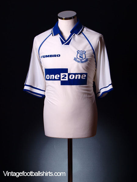 1998-99 Everton Away Shirt L Football Shirt
