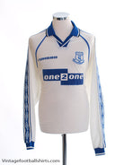 1998-99 Everton Away Shirt L/S XL Football Shirt