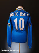 1998-99 Everton Match Issue Home Shirt Hutchison #10 L/S XL Football Shirt