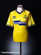 1998-99 Everton Third Shirt XXL Football Shirt