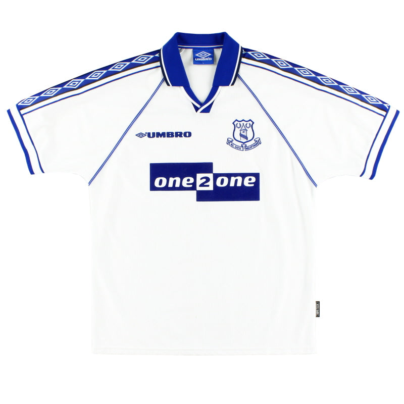 1998-99 Everton Umbro Away Shirt XXL Football Shirt