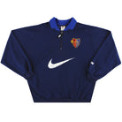 1998-99 FC Basel Nike 1/4 Zip Sweatshirt L Sweatshirt