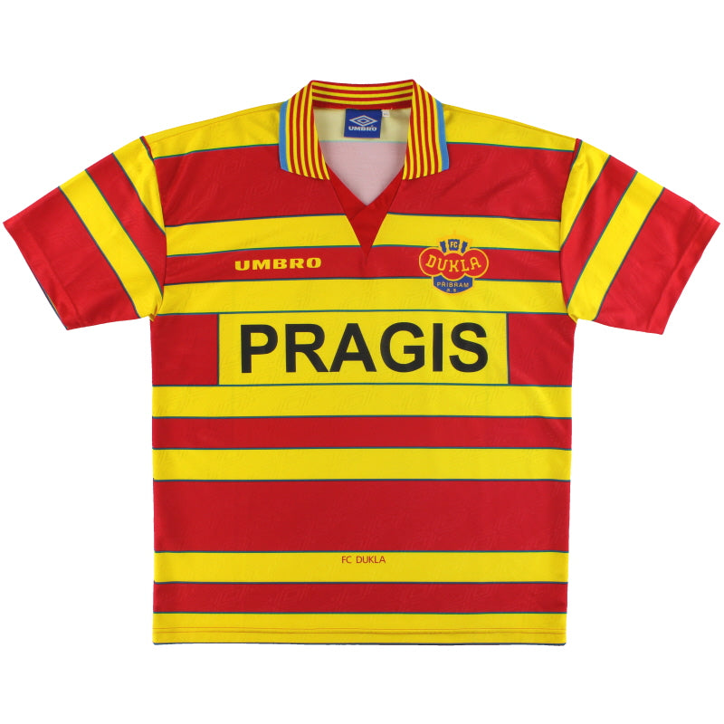 1998-99 FC Dukla Pribram Umbro Home Shirt *Mint* XL Football Shirt