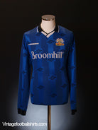 1998-99 Glenavon Match Worn Home Shirt #10 L/S XL Football Shirt