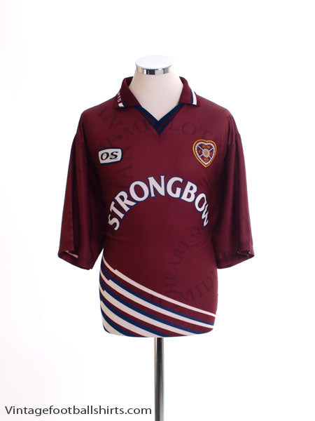 1998-99 Hearts Home Shirt L Football Shirt