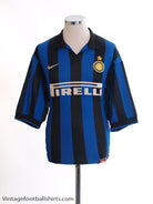 1998-99 Inter Milan Home Shirt M Football Shirt
