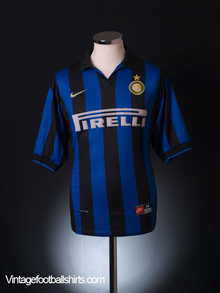 1998-99 Inter Milan Home Shirt M Football Shirt