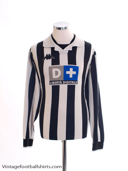 1998-99 Juventus Home Shirt L/S L Football Shirt