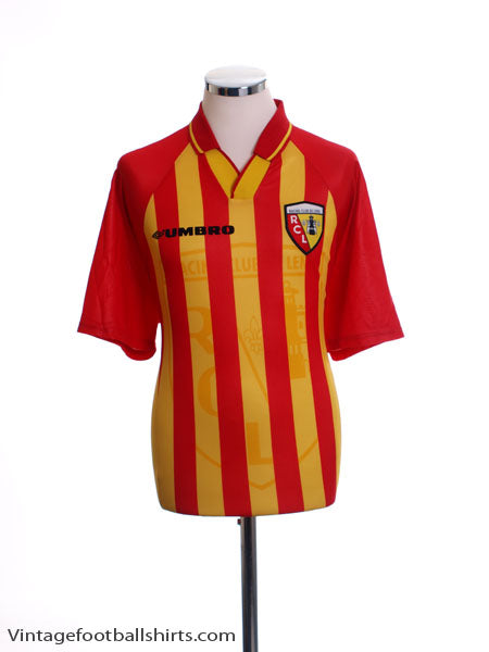 1998-99 Lens Home Shirt L Football Shirt