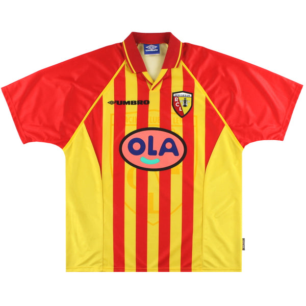 Maillot Domicile Lens 1998-1999 Umbro - Taille XL Vintage Football