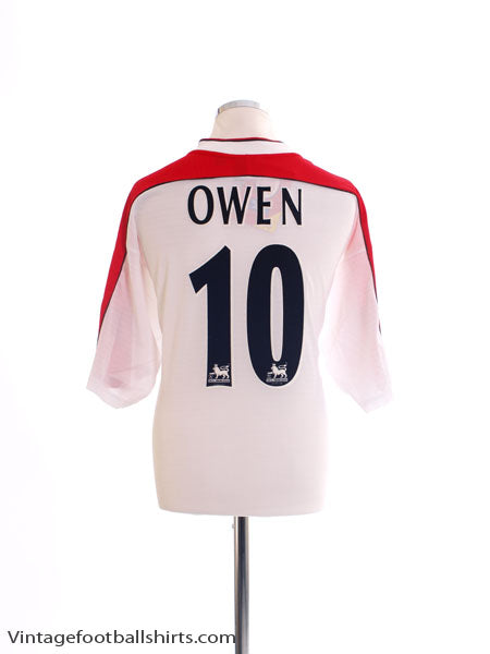 1998-99 Liverpool Away Shirt Owen #10 *BNWT* XL | Vintage Football