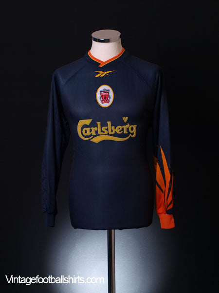 1998-99 Liverpool Goalkeeper Shirt S Football Shirt