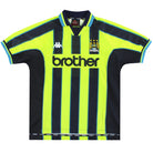 1998-99 Manchester City Kappa Away Shirt #9 M Football Shirt