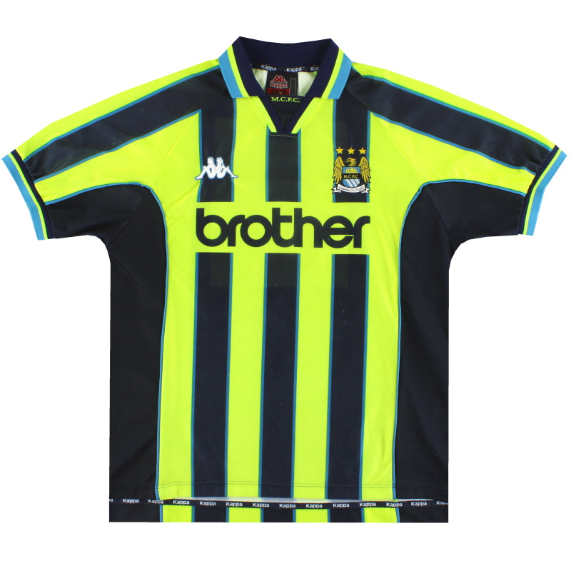 1998-99 Manchester City Kappa Away Shirt S Football Shirt