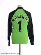 1998-99 Manchester United Goalkeeper Shirt Schmeichel #1 Y Football Shirt