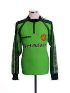 1998-99 Manchester United Goalkeeper Shirt #1 Y Football Shirt