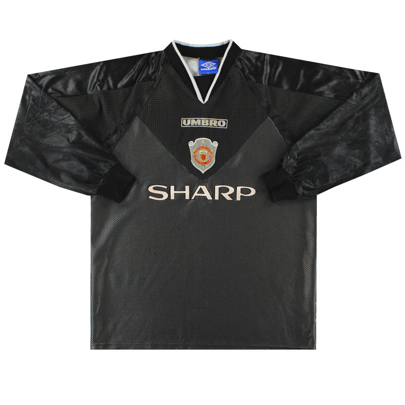 1998-99 Manchester United Umbro Goalkeeper Shirt XL Football Shirt