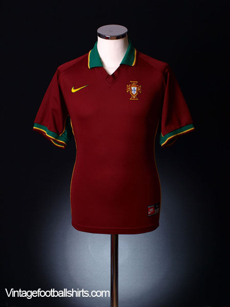 1997-98 Portugal Home Shirt *Mint* L Football Shirt