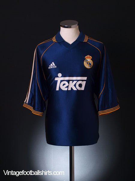 1998-99 Real Madrid Third Shirt S | Vintage Football Shirts