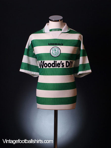 1998-99 Shamrock Rovers Home Shirt XL Football Shirt