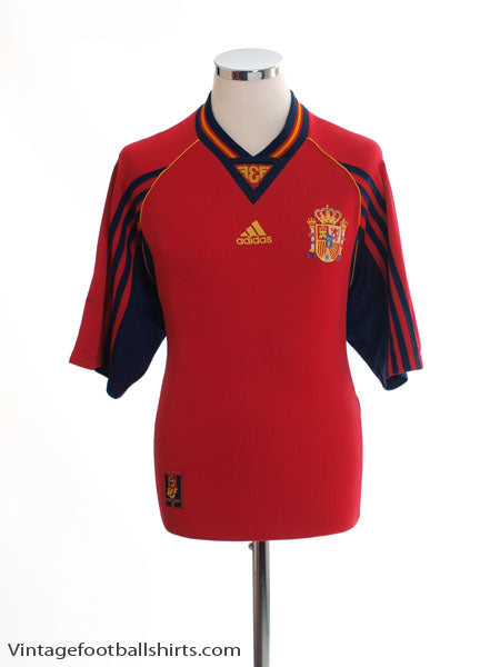 1998-99 Spain Home Shirt M Football Shirt